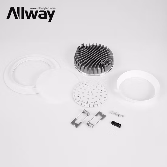 Allway Easy Installation Recessed Aluminum Pinlight Linear Ceiling Lamp Adjustable Project LED Grille Downlight