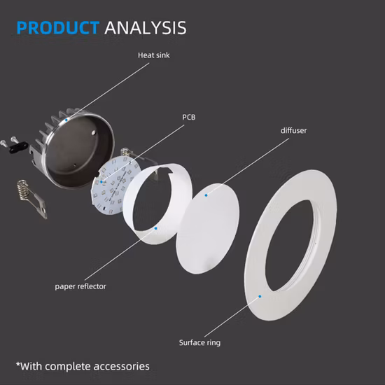 Allway Easy Installation Recessed Aluminum Pinlight Linear Ceiling Lamp Adjustable Project LED Grille Downlight