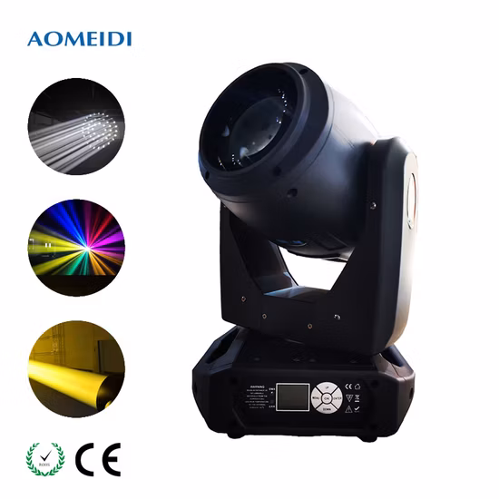 Rainbow Prisms Sharpy 250W Super Beam Moving Head Stage Lights for Party Wedding