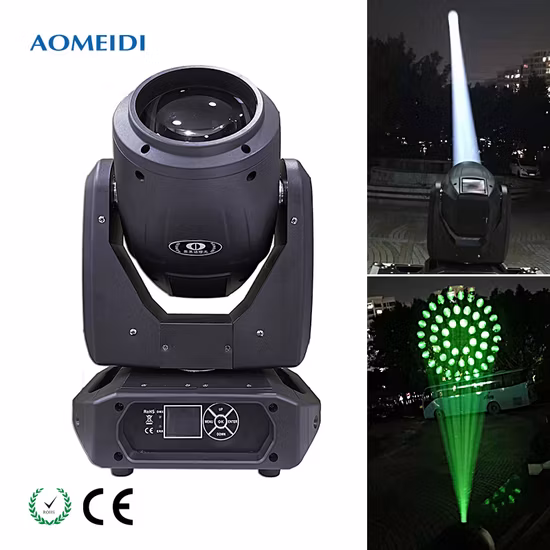 Rainbow Prisms Sharpy 250W Super Beam Moving Head Stage Lights for Party Wedding