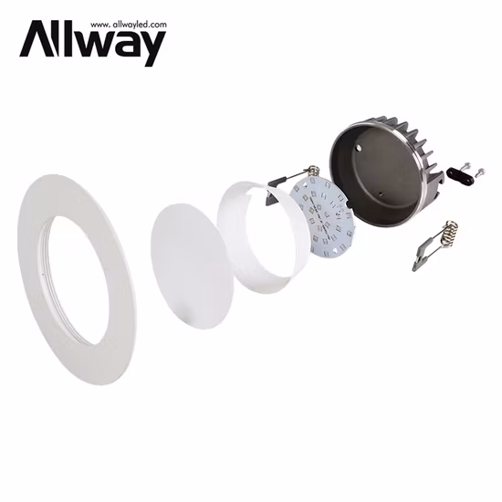 Allway Easy Installation Recessed Aluminum Pinlight Linear Ceiling Lamp Adjustable Project LED Grille Downlight