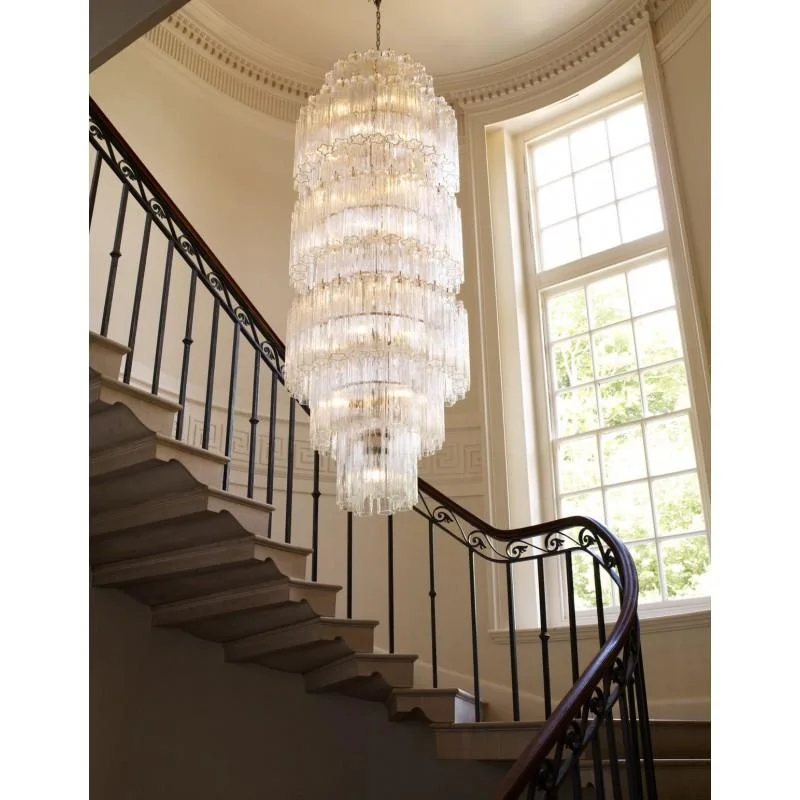 Modern Luxury Hotel Villa Glass Lamp Pendant Lights Ceiling Chandelier