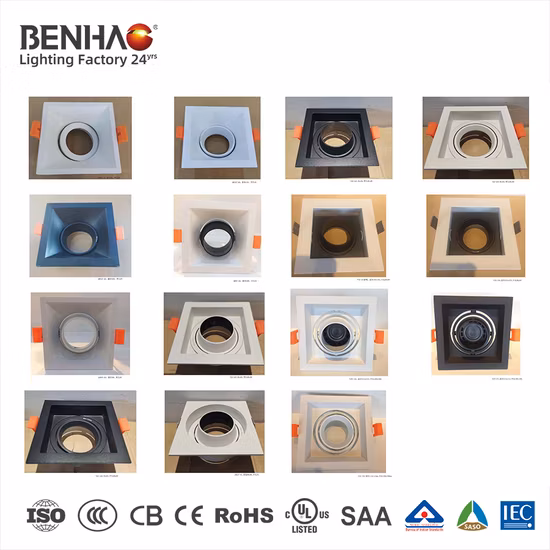 901BG GU10 MR16 Gu5.3 Habitação Quadro Trilha Teto Parede Pingente Spot Downlight