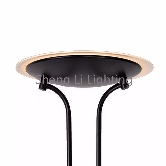 Criança mãe lâmpada de assoalho simples retro lâmpada sala estar quarto estudo cabeça dupla lâmpada leitura vertical