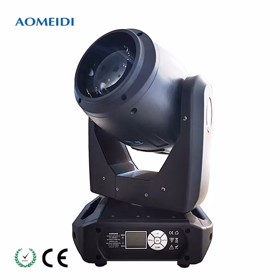 Prismas de arco-íris Sharpy 250W Super Beam Moving Head Stage Lights para festa de casamento